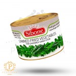کنسرو سبزی سرخ شده قورمه سیبونه- Sibone canned fried vegetables