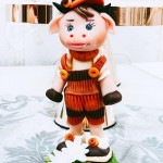 عروسک تزیینی گاو-cow doll